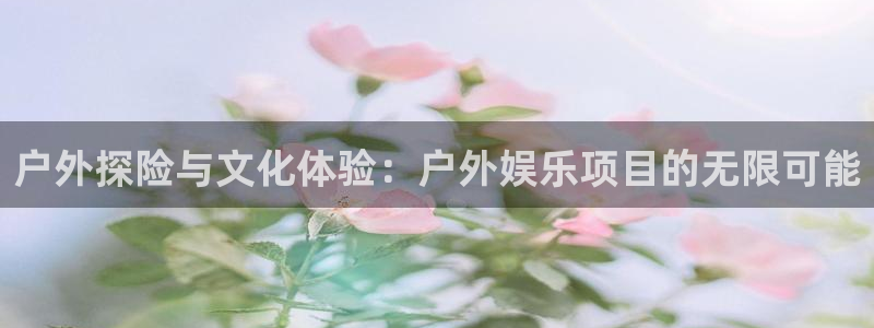 one游戏皇马官网：户外探险与文化体验：户外娱乐项目的无限可能